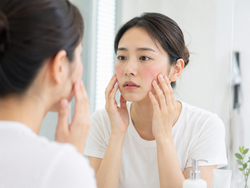 肌の赤み治療のイメージ